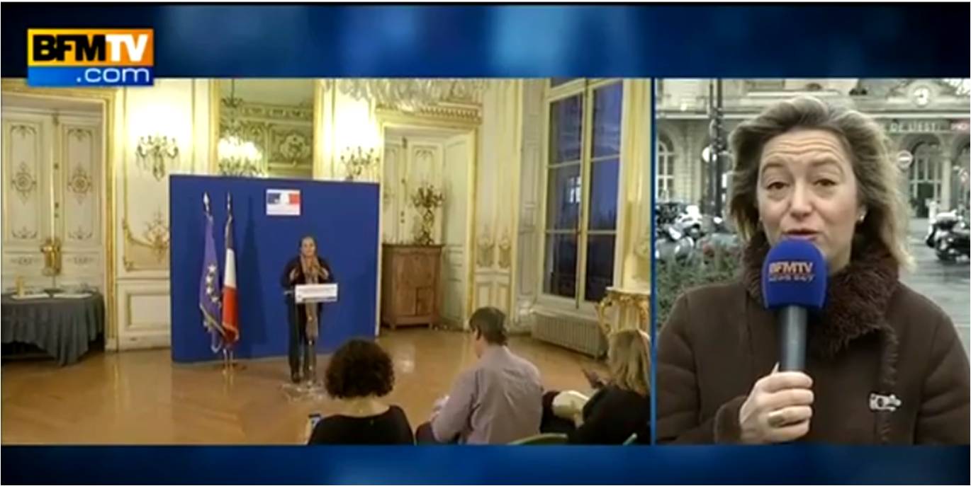 Image - Vu sur BFM – Démission de Taubira: « La ministre de l’Injustice », retient Ludovine de la Rochère