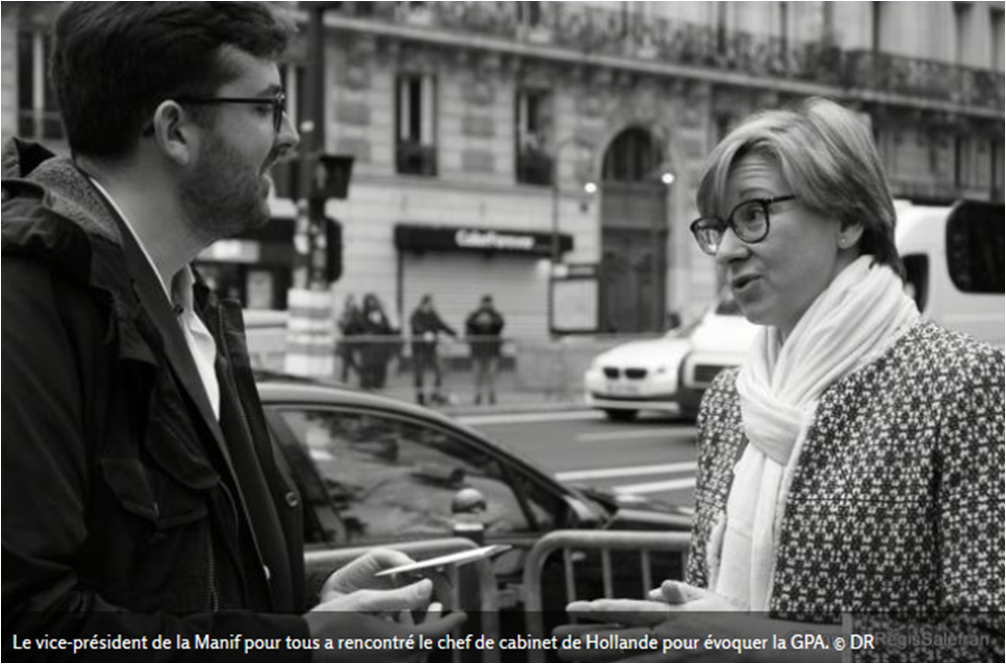 Image - VALEURS ACTUELLES : « GPA : Quand la Manif pour tous rencontre le chef de cabinet de François Hollande »