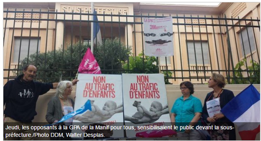 Image - Lu dans la Depeche : « Manif pour tous : «Peut-on accepter le commerce d&rsquo;enfants ?» »