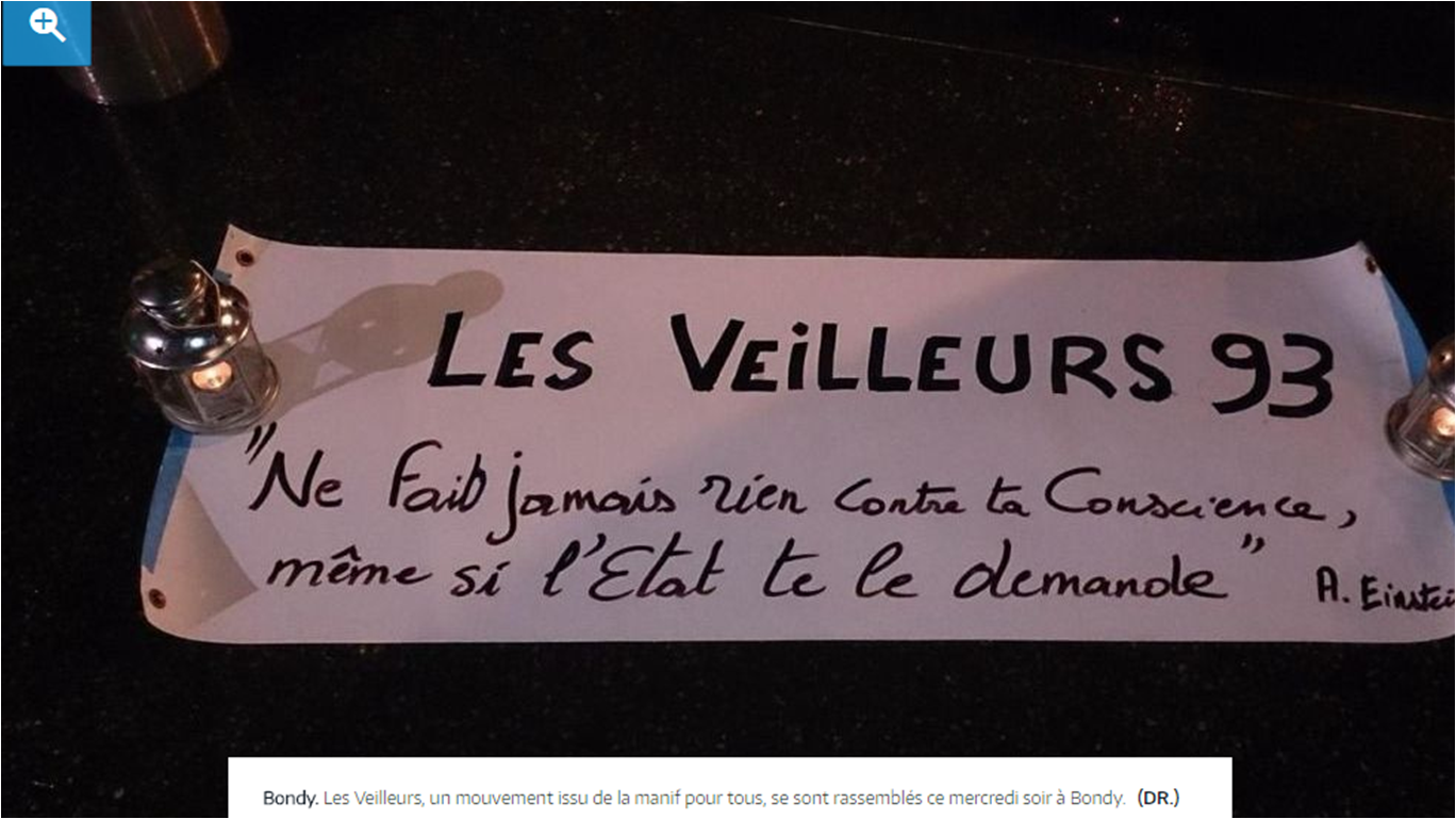 Image - Lu dans Le Parisien : « Bondy : une fête organisée par les veilleurs de la manif pour tous »