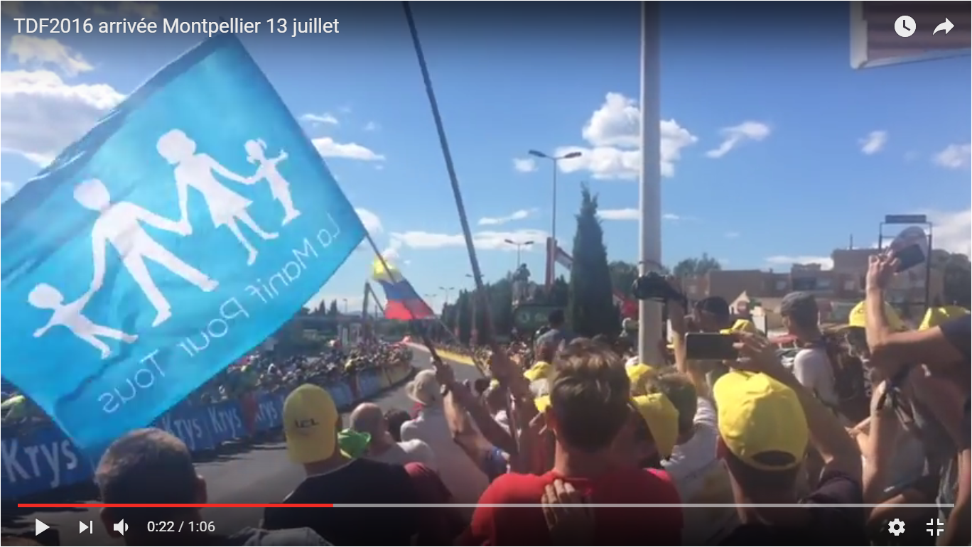 Image - LA MANIF POUR TOUS SUIT LE TOUR DE FRANCE – LE 13/07/2016 à MONTPELLIER
