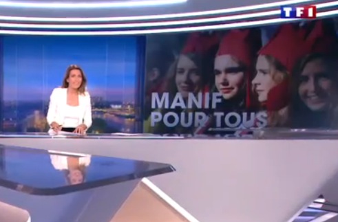 Image - 20H – Manif Pour Tous : le mouvement n&rsquo;avait pas autant mobilisé depuis deux ans (TF1)