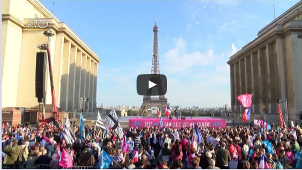Image - Une Manif pour Tous pour défendre la famille / Reportage de KTOTV