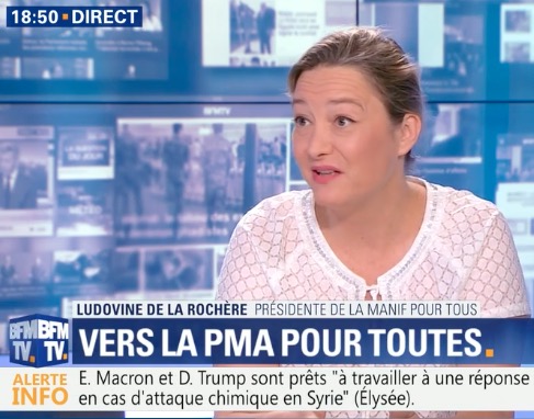 Image - [BFM TV ] – Ludovine de La Rochère réagit à l&rsquo;avis du CCNE sur la PMA