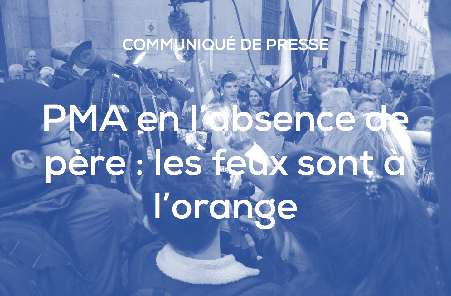 Image - Communiqué – PMA en l’absence de père : les feux sont à l’orange