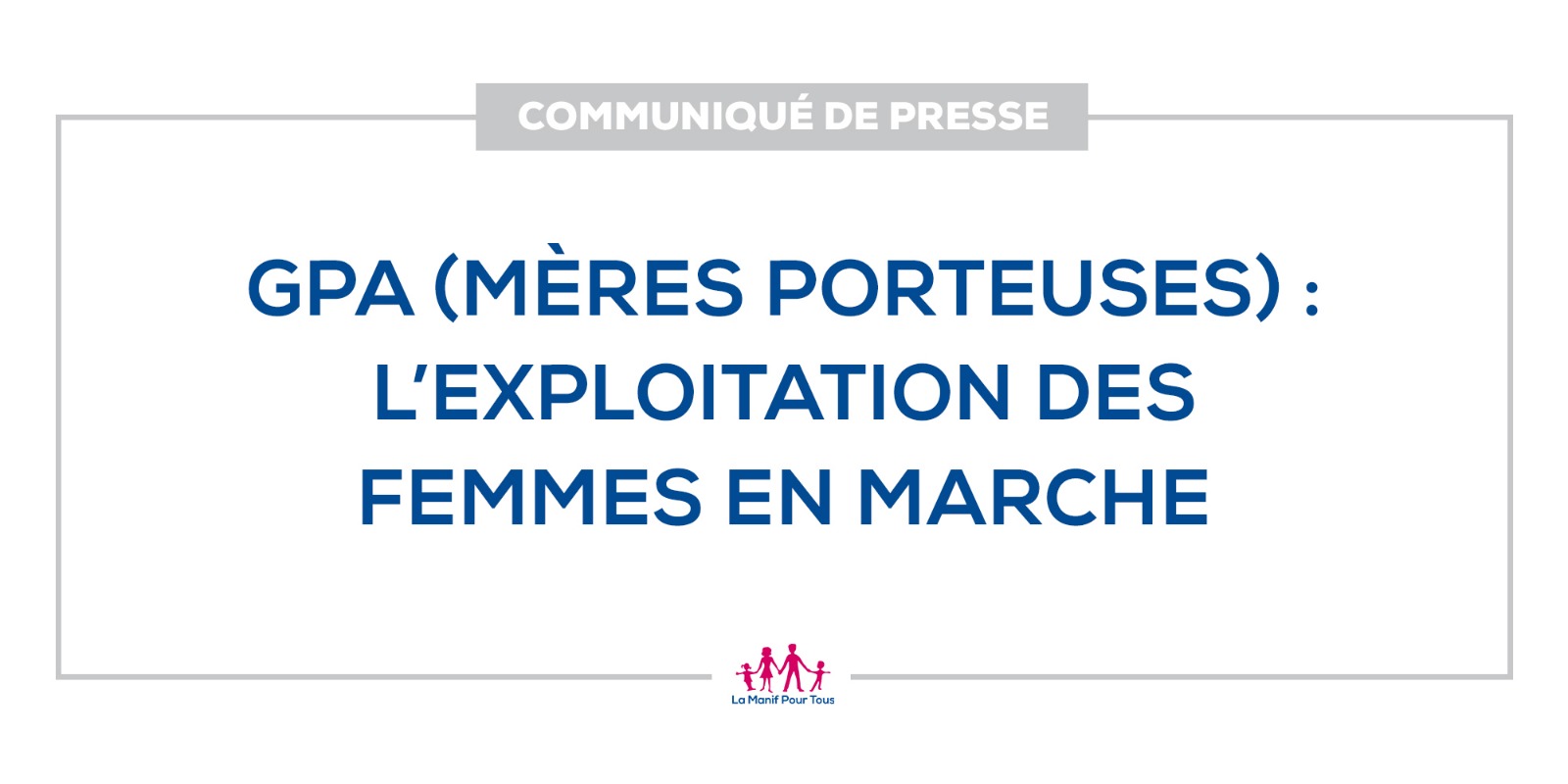 Image - Communiqué de presse : GPA (mères porteuses) : l’exploitation des femmes en marche