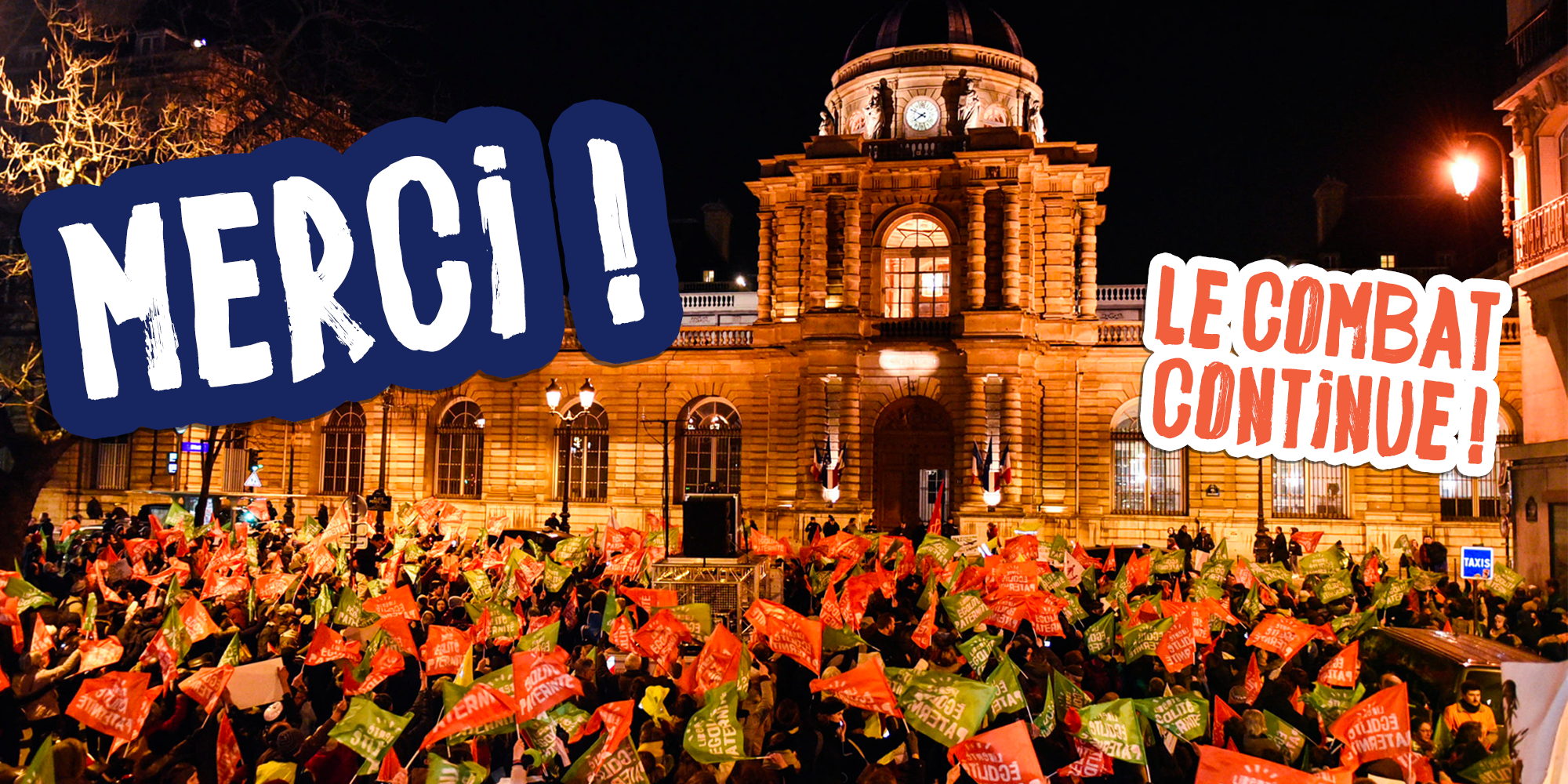 Image - Retour sur les 6 soirées de mobilisation Marchons Enfants devant le Sénat