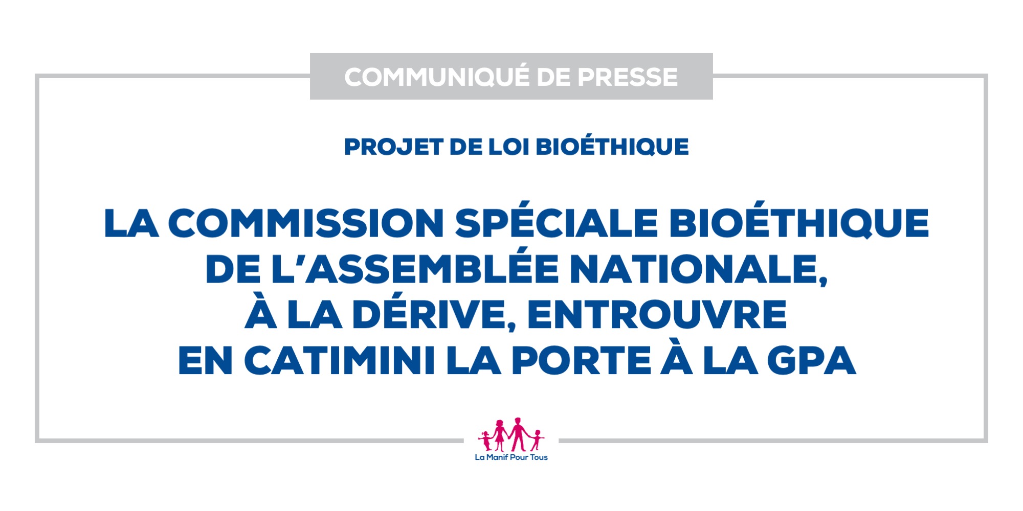 Image - La Commission spéciale bioéthique de l’Assemblée nationale, à la dérive, entrouvre en catimini la porte à la GPA