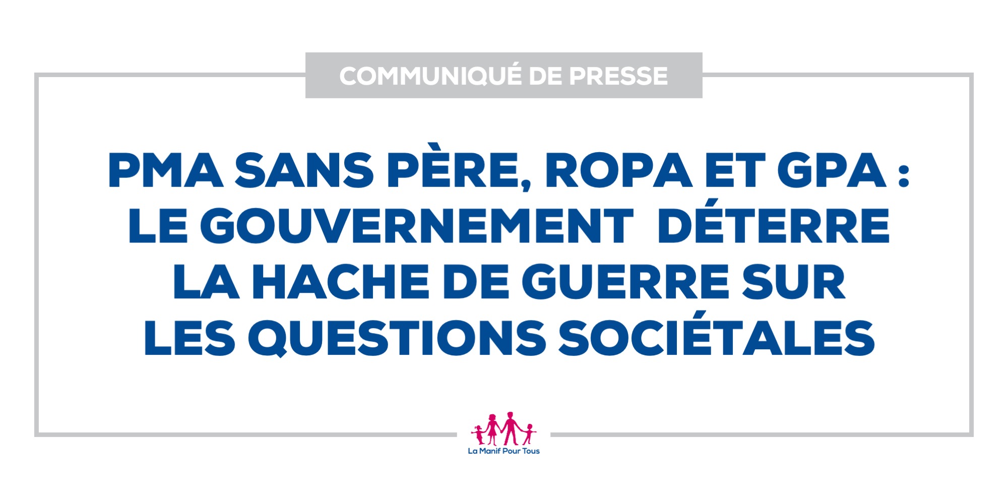 Image - PMA sans père, ROPA et GPA : le gouvernement déterre la hache de guerre sur les questions sociétales
