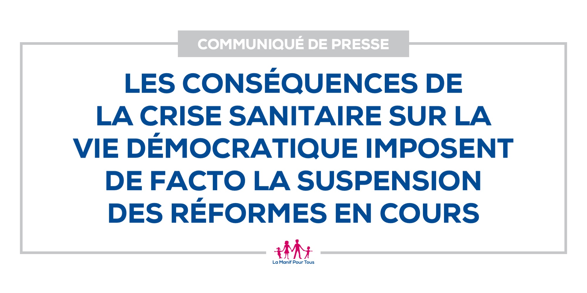 Image - Les conséquences de la crise sanitaire sur la vie démocratique imposent de facto la suspension des réformes en cours