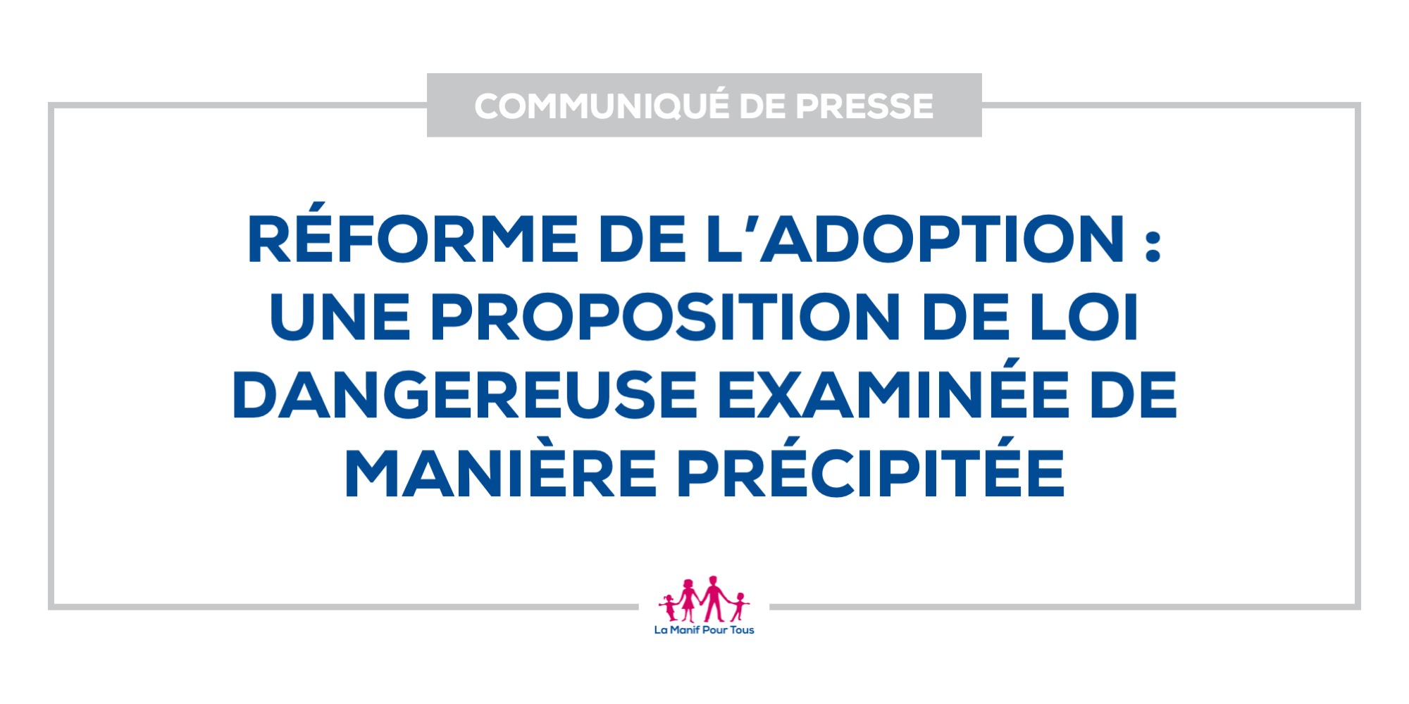 Image - Réforme de l’adoption : une proposition de loi dangereuse examinée de manière précipitée