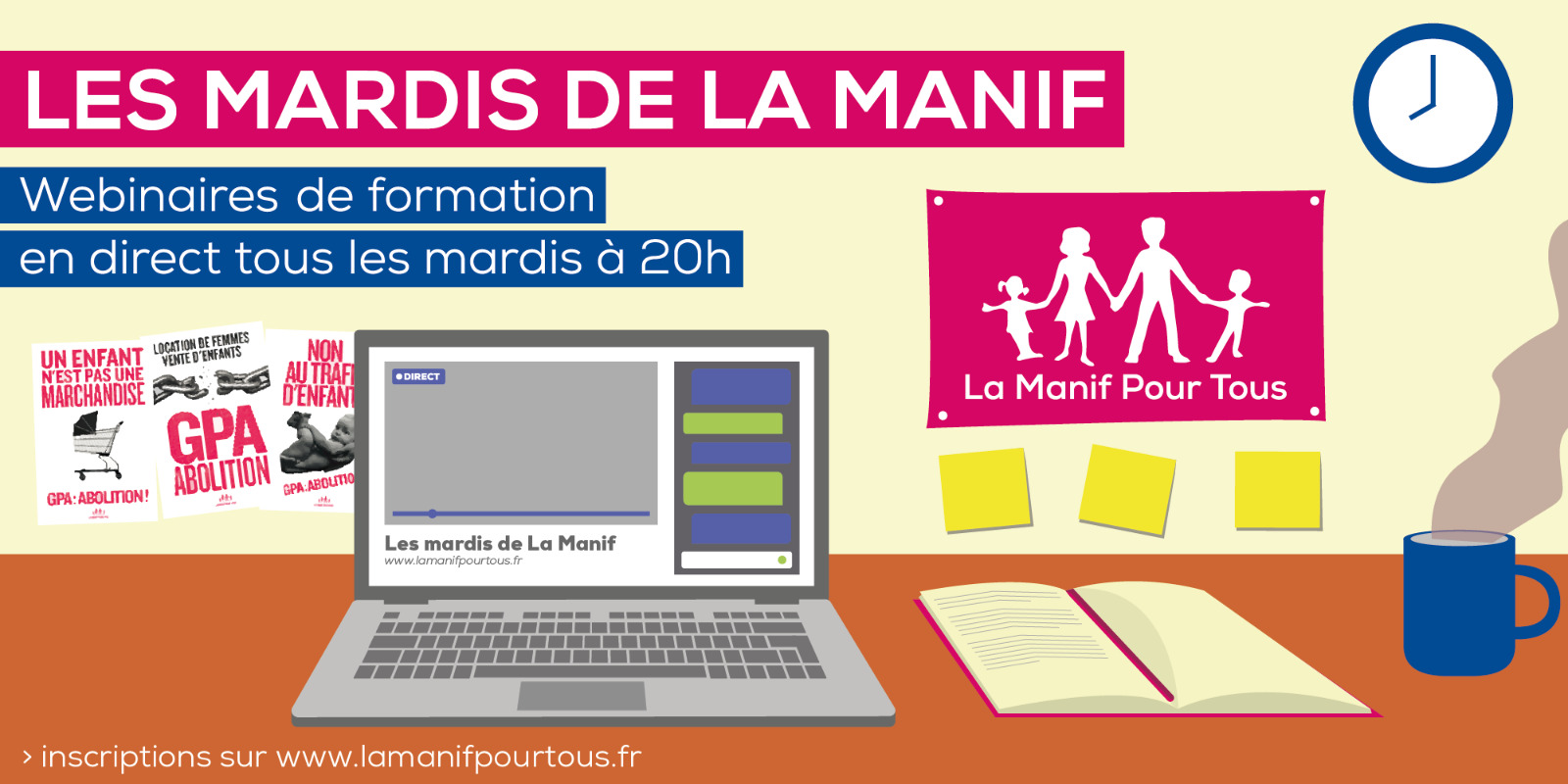 Image - Les Mardis de la Manif : des webinaires pour se former
