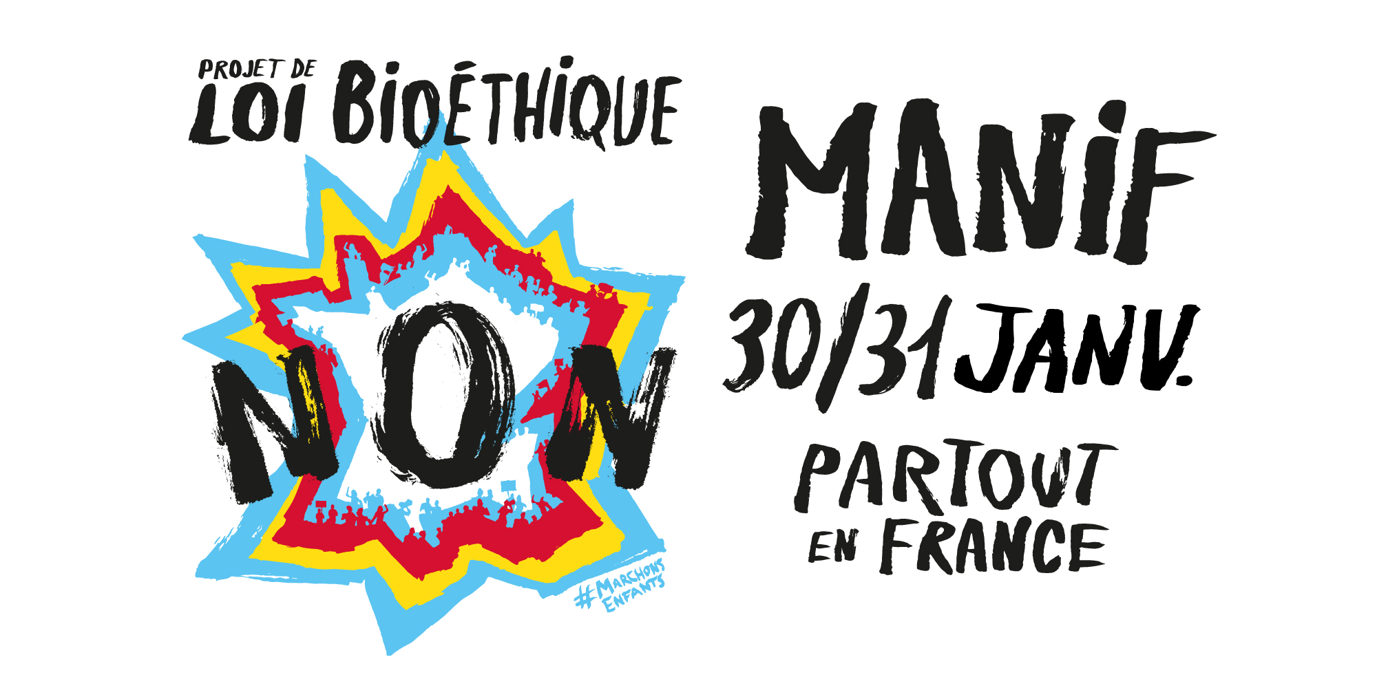 Image - 30 et 31 janvier : Manifestations « Marchons Enfants » partout en France contre la PMA sans père, la GPA et le projet de loi bioéthique