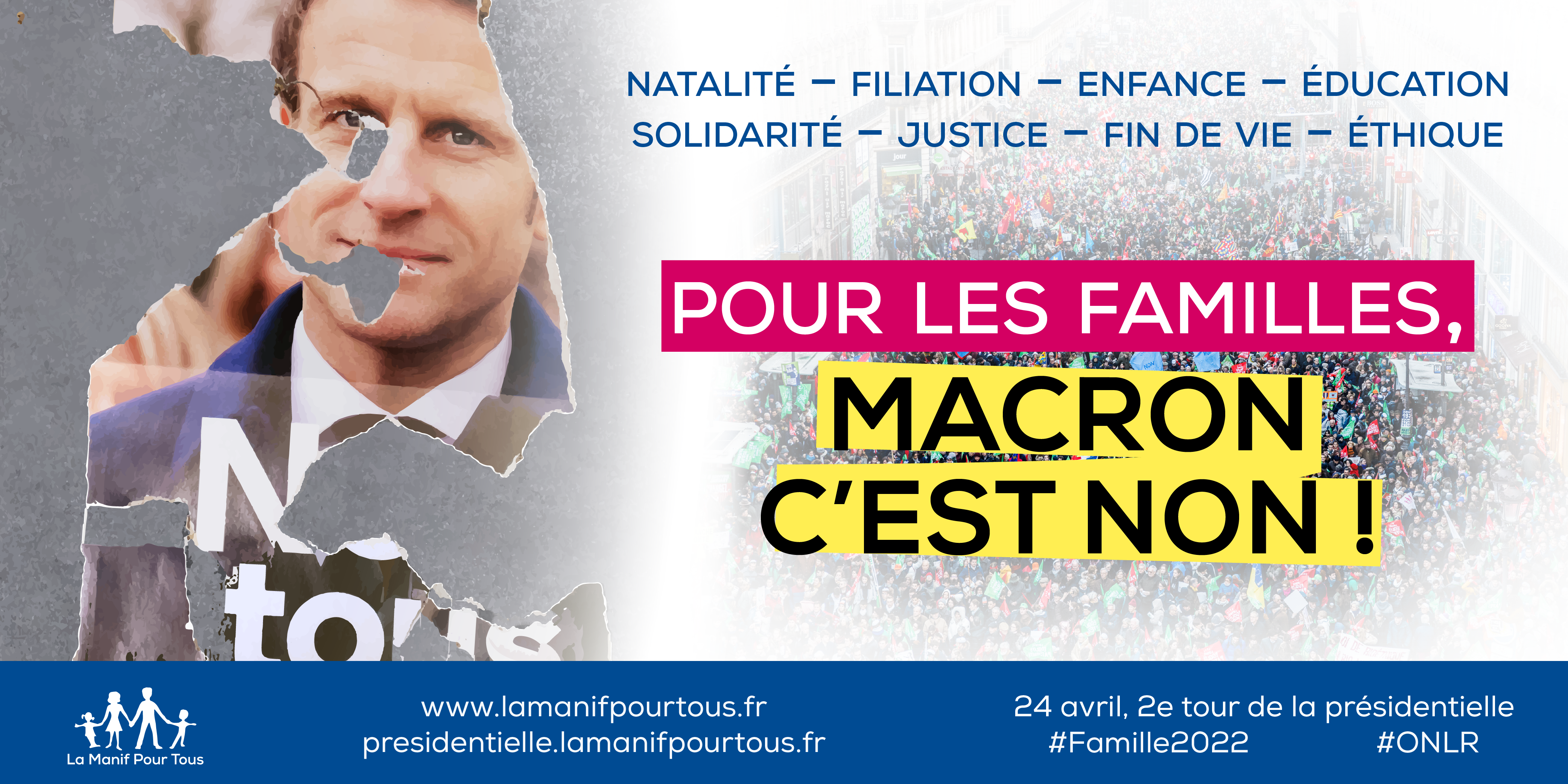 Image - 5 ans de plus avec Macron : pour les familles, c’est non !
